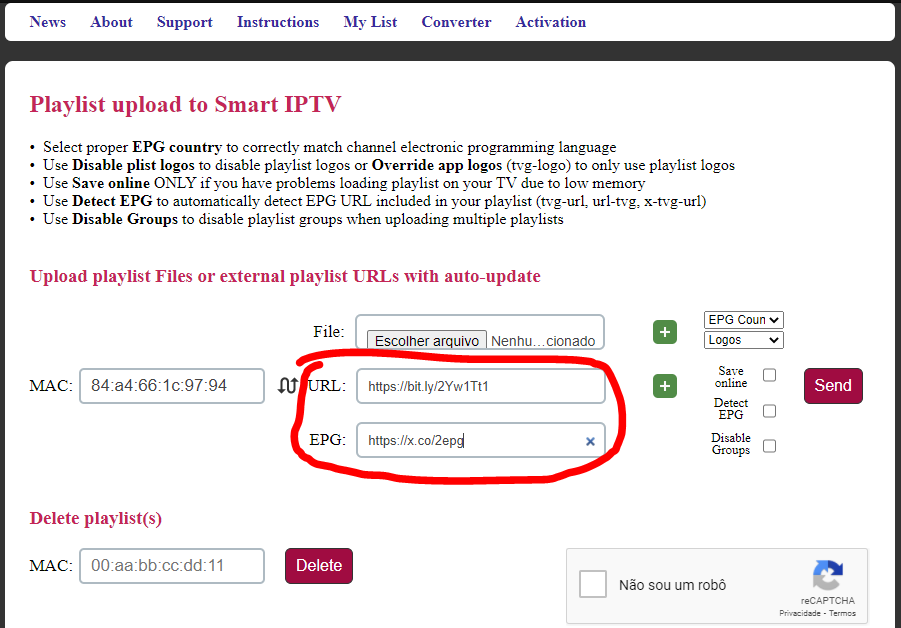 Como adicionar lista IPTV no SAMART IPTV