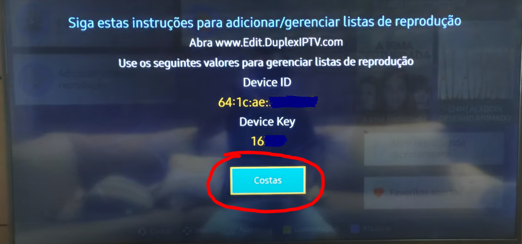 Como adicionar lista IPTV no Duplex Play